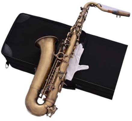 Saxophon Professionelles C-Saxophon Antikes High-F-Holzblasinstrument
