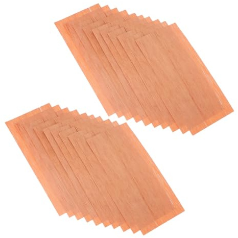 GALPADA 20pcs Cigar Humidor Cedar Chips Spanish Natural Wood Cedar Cigar Box Wood Sheets Humidor Accessories for Storage Preservation