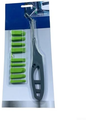 Espátula angular de pegamento de vidrio con 3 cabezales - Esparcidor sellador y herramienta de acabado para azulejos de cerámica, baño, cocina, juntas de fregadero - 6.5R/10R/13R para Pla(cartón)