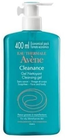 3 Avene Cleance Reinigungsgel 400 ml reinigt sanft Unreinheiten der Haut Gesicht und Körper