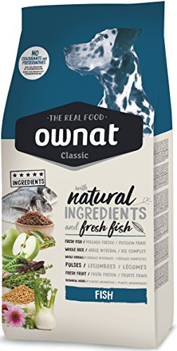 Ownat Foder för hundar Dog Classic Fisk (20kg), Balanserad mat i mineraler Lammhundar utan konserveringsmedel och färgämnen, Hög i protein.