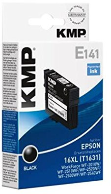 KMP E141 14ml 500Seiten Schwarz Tintenpatrone - Epson 16XL (T1631), Füller (C13T16314010), 14 ml 500 Seiten