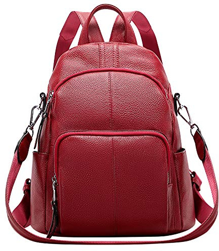 ALTOSY Anti-Diebstahl Rucksack Damen Leder Tasche Schultertasche | Elegant Handtasche 3-in-1 Trageweise, Passt für 11-Zoll-ipad, Große Kapazität, Für Alltag, Reise, Freizeit, S81