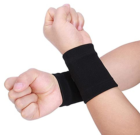FOLOSAFENAR Atmungsaktive Handgelenkstütze Volleyball Handgelenkschutz Sportzubehör Männer Frauen Outdoor Sportarten Handgelenkbandage Sportbandage 2 Stück Paar