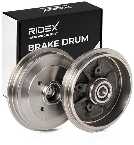 2x RIDEX 123B0049 Bremstrommeln Set Hinten