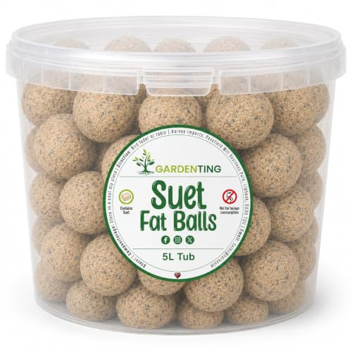 High Energy Suet Fat Balls, 5 Litre Tub