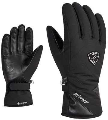 Ziener Damen Skihandschuhe Kamea black 7 1/2