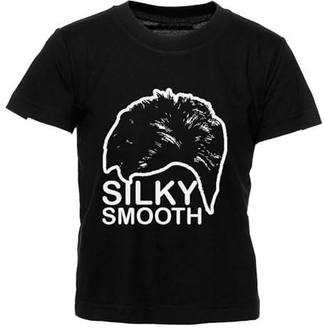 Haarstyling Kann Seidig Glatt Sein Kinder T-Shirt Schwarz Jungen Mädchen Rundhals Leicht Beiläufig Kurzarm Kid's Boy's Girl's Crew Neck Black