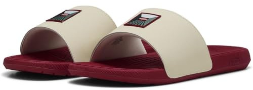 PUMA Cool Cat 2.0 GREENSIDE, Sandalias deslizantes Unisex Adulto, Alpine Snow-Dark Crimson, 46 EU