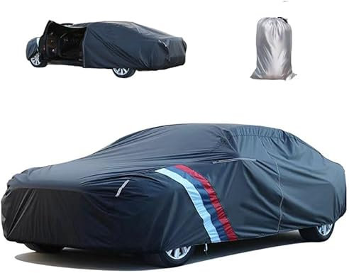 Auto Hagelschutzplane für BMW 1 Series F21 2012-2019,Oxford-Stoff Vollgarage Autoplane für Regen Sonne Staub Schutz Atmungsaktive PKW-Abdeckung Autoabdeckung Wasserdicht Atmungsaktiv Autozubehör