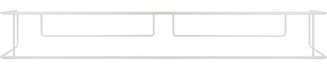 CM Garden - Balconcillo para Macetas, Portamacetas Ventana, Protector de macetas Ventana, Extensible 101 - 141 cm, Acero Lacado, Blanco | Incluye Tornillería