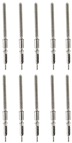Somoke Uhrenaufziehvorbau-Ersatz für ETA 2824-2 2834-2 2836-2 Uhrwerk-Reparatur-Werkzeugteile, 10 Stück, silber