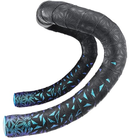Supacaz Super Sticky Kush Star Fade Blue Refractor Bar Tape - Cycling Road Bike Handlebar Grip Tape Wrap
