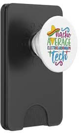 Fiesta Cinco De Mayo Nacho Average Electrocardiograph Tech PopSockets PopWallet for MagSafe