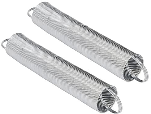 Electric Fence Spring Gates 2pcs Stainless Steel 16 Feet Tension Livestock Fence Spring for Pasture, Easy to Use