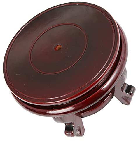 Holibanna base del vaso di fiori piante artificiali attrezzatura cucina piante bonsai vasi per piante Base per piante vaso per piante espositore per statue base in legno da tavolo Di legno