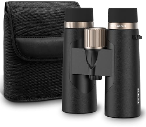 VOTJPYS 8X42 Binoculars for Adults Hunting & Bird Watching - with BAK4 Prism & FMC Lens, IPX7 - Compact for Hunting, Bird Watching, Travel, Football Games & Outdoor Travel