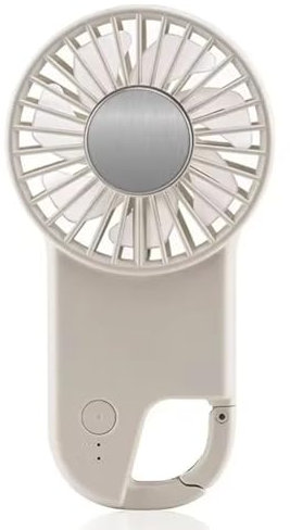 Breeshy Mini Ventola Personale - Portatile A Batteria Ricaricabile Tramite USB, 3 velocità, Raffreddamento con Compressa di Ghiaccio Ideale per Casa, Ufficio, Esterno