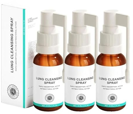 Breath Ease Lungenspray, Lungenreinigungsspray Qartel, Breath Easy Lungenspray, Breathease Lungenspray, Breathease Lungen-Wiederherstellungsspray, Lung Cleansing Spray (3pcs)
