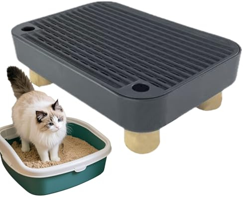 Kattramp för kattlåda | filterfunktion senior kattsandssteg | tvättbar kattunge bajsramp, för utomhus lägenhet vardagsrum veterinär sovsal flera husdjur