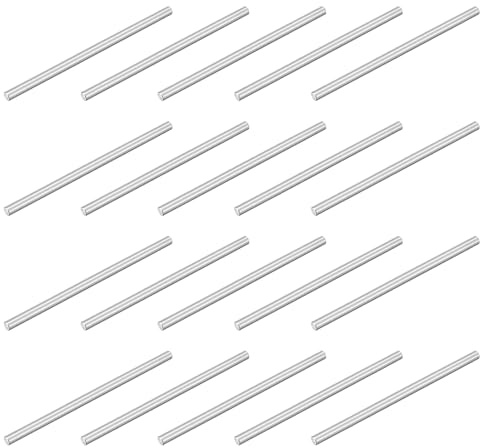 QUARKZMAN 40Pcs M3x60mm 304 Perno Pasador De Acero Inoxidable, Perno De Soporte Para Estantes Cilíndricos Perno Paralelo Para Fabricación Mecánica, Industria, Instalación De Muebles, Plata