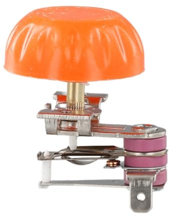 Temperaturschalter Heizung Bimetall Thermostat für 10A/16A AC 250V Anwendungen Metallkonstruktion mit genauer Temperaturregelung für Elektroheizungen Eisen Reiskocher Öfen und Fritteusen
