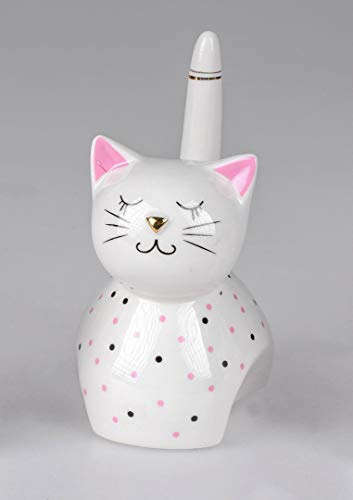 ITRR Spardose Katze Lucy aus Porzellan, ca. 17cm