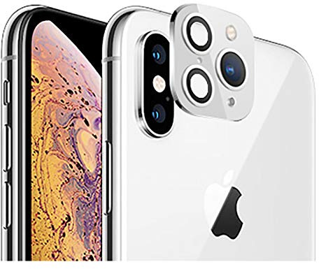 iPhone XR/X/XS/XS Max Converti in iPhone 11/11 Pro/11 Pro Max Adesivo per Obiettivo,Protezione Obiettivo Fotocamera per iPhone X/Xs/Xs Max,Cover per Fotocamera Pellicola in Vetro Antigraffio