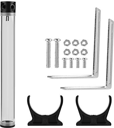 Lazmin Bomba de Agua de enfriamiento de Agua para PC DIY de Rosca G1/4, depósito de Cilindro de Tanque refrigerado por Agua de computadora para refrigeración líquida de CPU de PC(400mm)