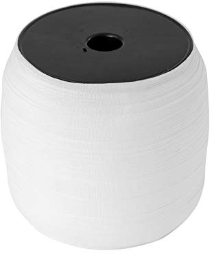 Vispronet Einfassband zum Nähen Weiß - Polyester - zum Einfassen von Textilien wie Kleidung, Tischdecken, Tücher uvm (15 mm x 20m)