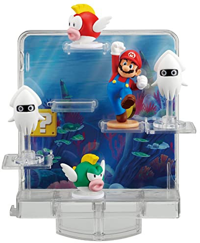 EPOCH Games 7392 Super Mario Balancing Game Plus Underwater Stage - Party Spiel Geschicklichkeitsspiel Bunt