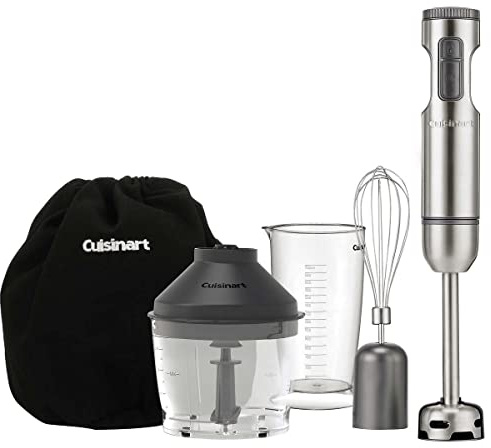 Cuisinart Immersion Hand Blender with Storage Bag (Renewed)