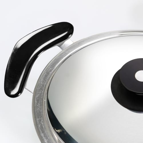 OPPAHA Asas para ollas 100% AMC compatibles con rosca de latón y baquelita protección contra quemaduras Set de 2 asas Serie 27