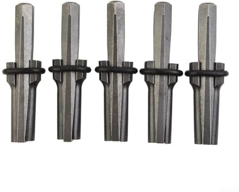 Rock Stone Splitter, 5 pezzi cunei Plum per Piuma Spessori Roccia Pietra Splitter Utensili manuali 14mm 9/16 pollici