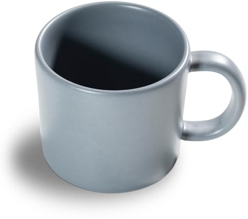 SALZKAMMERGUT KERAMIK Wersin - Bol à café avec anse - Gris foncé mat - 0,25 l - Céramique