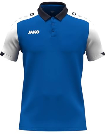 JAKO Polo para niños Dynamic, Azul y Blanco, Azul Marino, 152