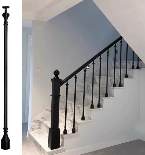 Axe de balustrade en métal réglable, rotation à 270 ° pour une terrasse, un balcon, une décoration d'escalier, une utilisation en intérieur et en extérieur