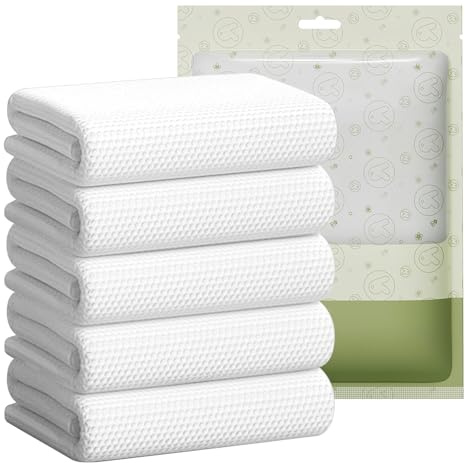 Confezione da 10 asciugamani da viaggio monouso per bagno del corpo, doccia, 140 x 70 cm, grandi asciugamani da bagno in cotone lavabili e riutilizzabili per hotel, campeggio, sport, escursionismo