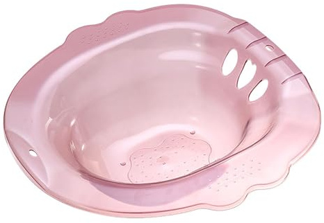 Sitzbad Über Der Toilette, Tragbares Bidet, Anti-überlauf, Großes Fassungsvermögen, Bidet-aufsatz Für Hämorrhoiden, Nach Der Geburt, Private Pflege, Toiletten-bidet, Reise-bidet (Rosa)