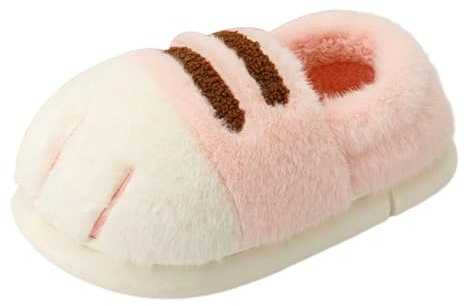 Pantofole Donna Inverno - Ciabatte Chiuse Invernali da Interno Ed Esterno con Suola Morbida Foderate in Caldo Pile Comode Calzature per La Casa