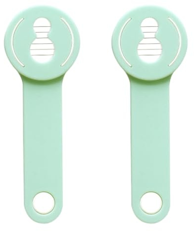 iplusmile Cortador de Frijoles Multifunción de Acero Inoxidable y ABS 2 Piezas Color Verde Claro Diseño Ergonómico Antideslizante Adecuado para Cortar Frijoles Ajo y Pimientos en