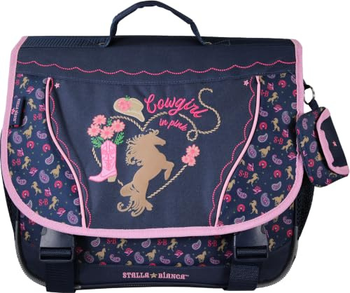 KID'ABORD Cartable primaire 38 cm - Stalla Bianca Cow Girl