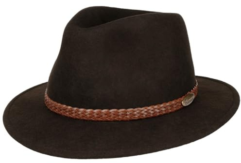 LIERYS Traveller Filzhut Herren Made in Italy Wasserabweisend Knautschbar Herbst Winter