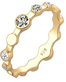 Elli Damen-Stapelring 925 Sterling Silber Kristall 0611520917_52