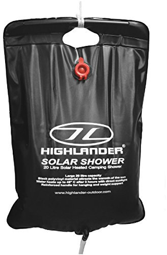Highlander 20 Litre Solar Heated Camp Shower