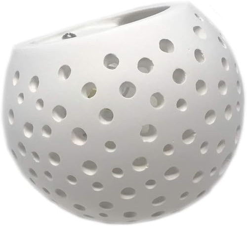 Vetrineinrete® Applique da parete in gesso tondo a doppia emissione luminosa up e down verniciabile lampada contemporanee con attacco g9 moderno