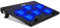 SK Notebook Laptop Kühler Gamer Cooler Ständer Kühlpad Pad Unterlage für 12-17 Zoll // 6X LED 80mm Lüfter, dünn & mobil