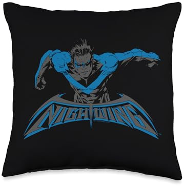 Batman Nightwing Wing of the Night Throw Pillow