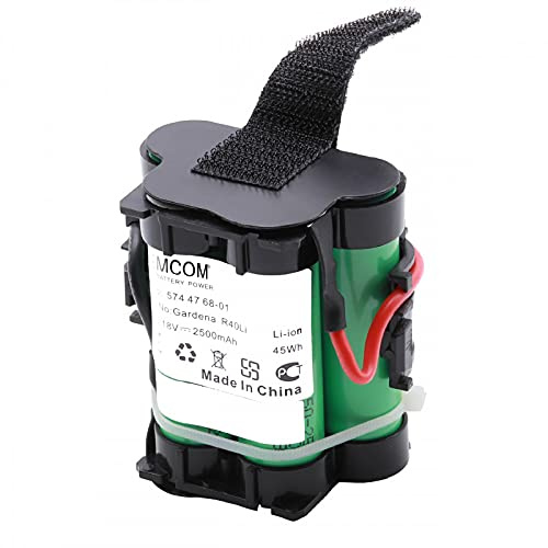 Akku für Gardena: 124562, R38Li, R40Li, R45Li, R50Li, R70Li, R75Li, R80Li, Husqvarna: Automower 105, 305, 308, 308x, McCulloch: Rob R600, R800, R1000, wie 574 47 68-01, 586 57 62-01, 18V…