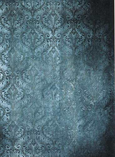 Zita`s Creative Reispapier A3 - Antique draperie, Dark Blue. Motiv-Strohseide, Strohseidenpapier, Decoupage Papier